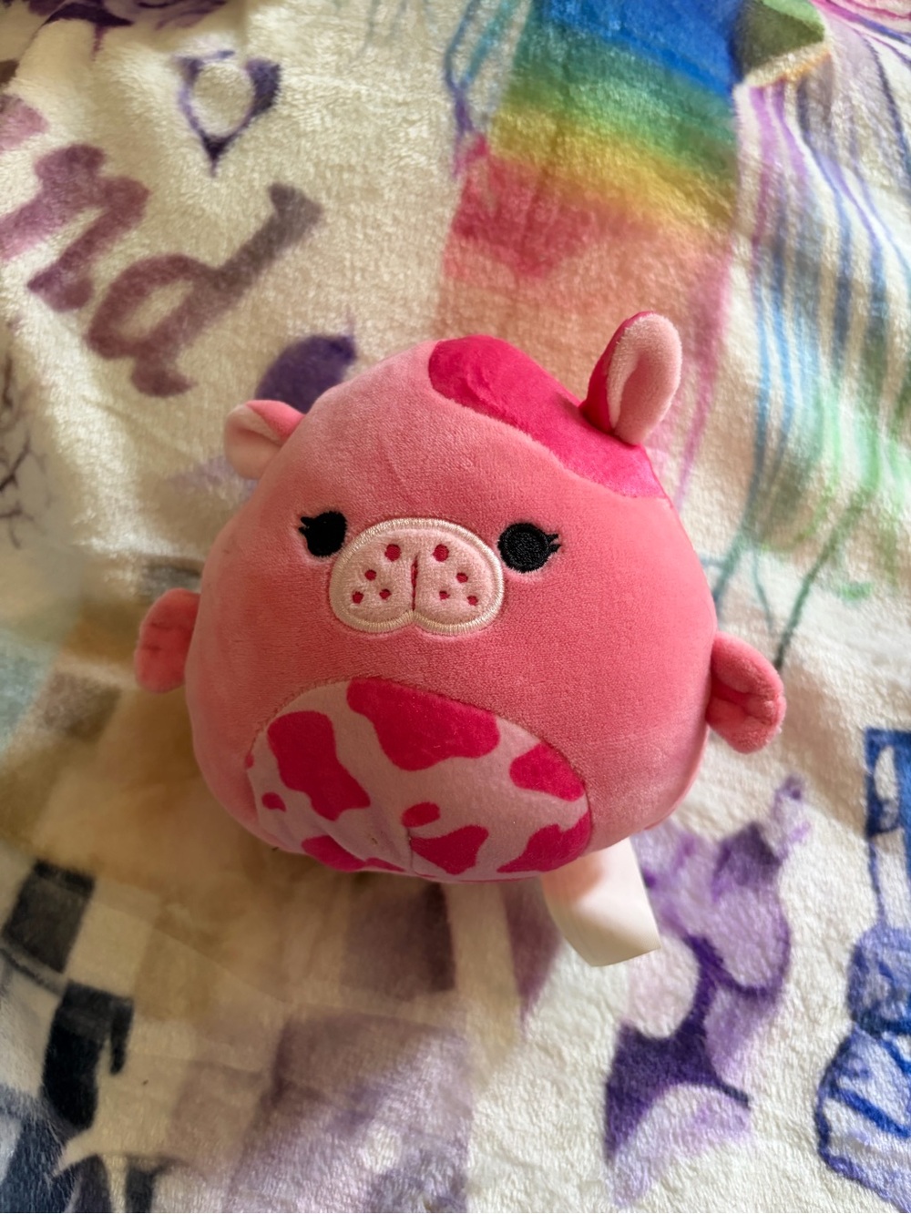 Mini strawberry cow Squishmallow